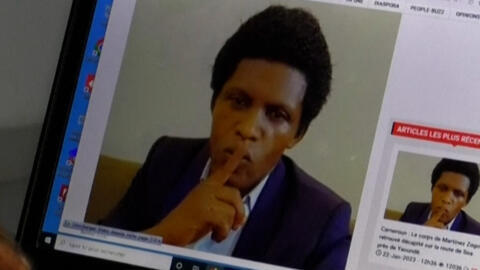 Le journaliste Martinez Zogo, retrouvé mort au Cameroun en janvier 2023.